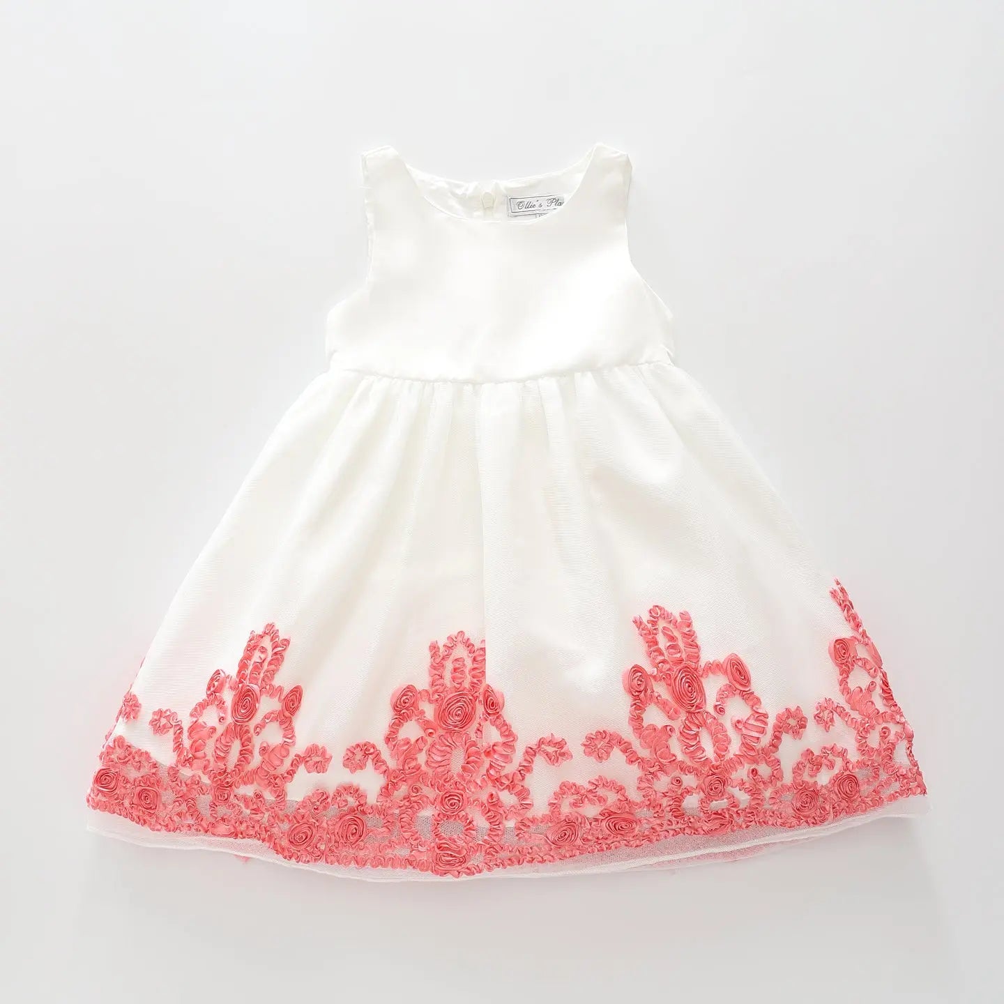 Antique Ribbon Trim Dress Ollies Place