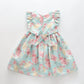 Antique Rose Print Blue Dress Ollies Place