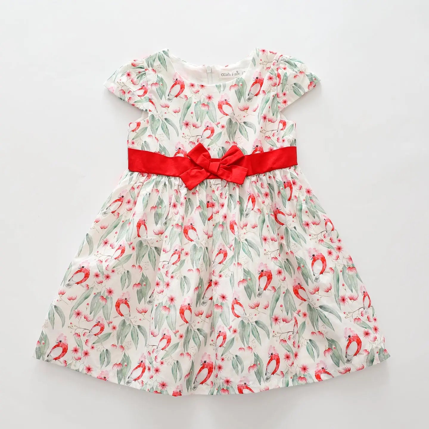 Australian Pink Galah Print Dress Ollies Place