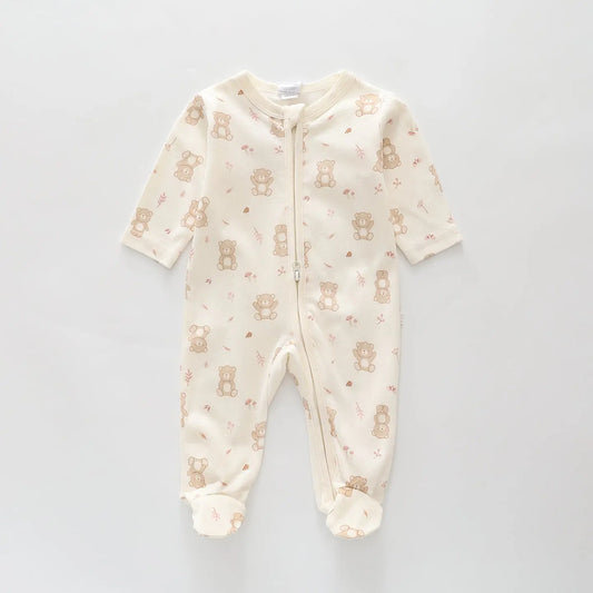 Baby Bear Print Romper Ollies Place