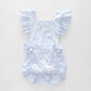 Baby Blue Lazy Daisy Pinstripe Sunsuit Ollies Place