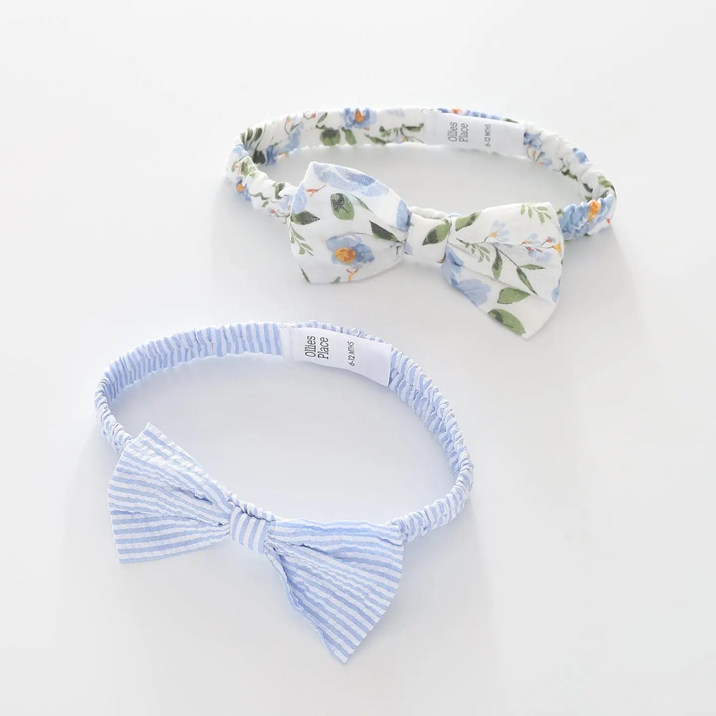 Baby Blues Bow Headband Set Ollies Place
