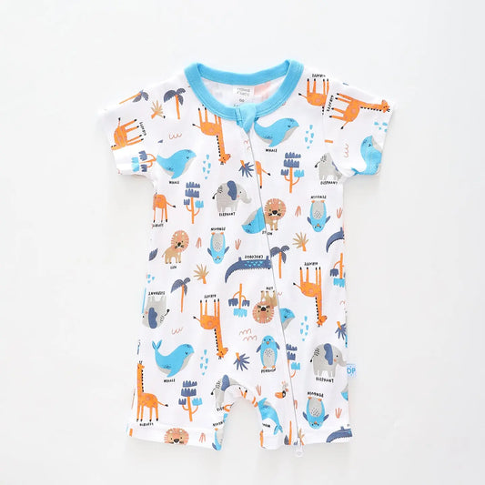 Baby Boys Animal Adventure Romper Ollies Place