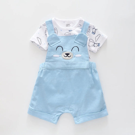 Baby Boys Bear Overalls Set Ollies Place