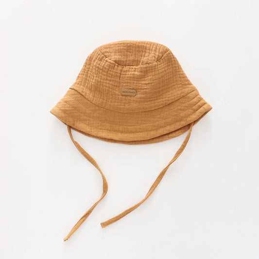 Baby Boys Biscuit Cheesecloth Bucket Hat Ollies Place