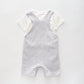 Baby Boys Black and White Coveralls 2 Piece Set Ollies Place