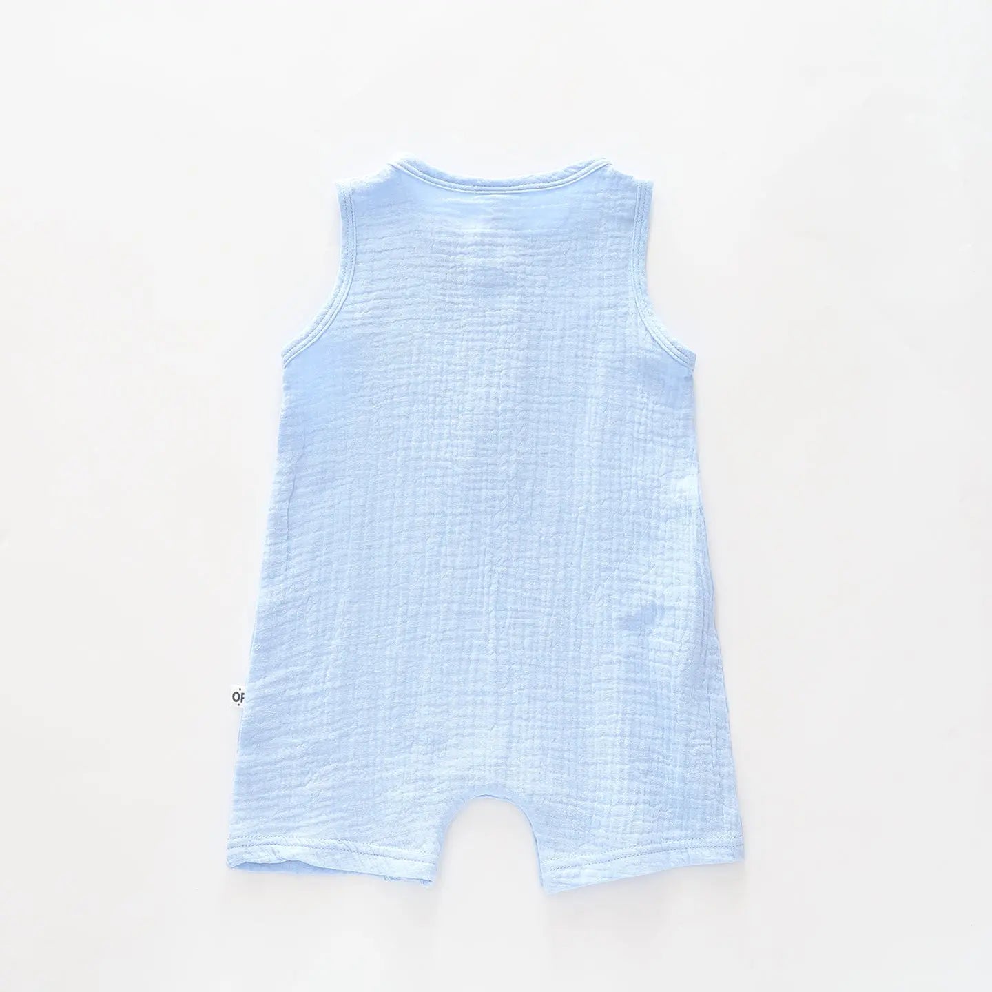 Baby Boys Blue Cheesecloth Romper Ollies Place