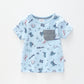 Baby Boys Blue Dino Short Sleeve Tee Ollies Place