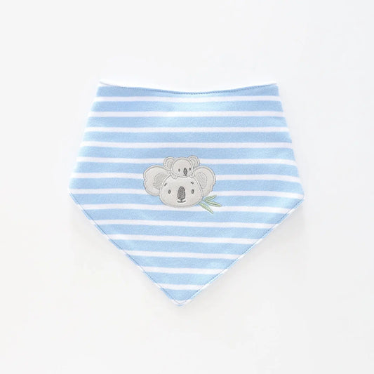 Baby Boys Blue Koala Bandana Bib Ollies Place