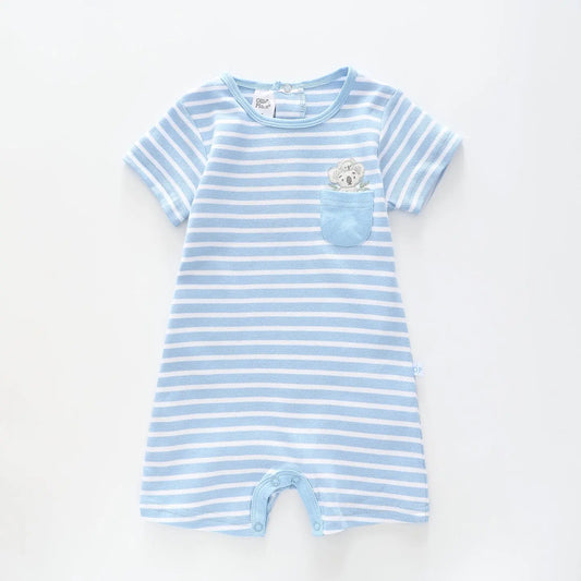 Baby Boys Blue Koala Romper Ollies Place