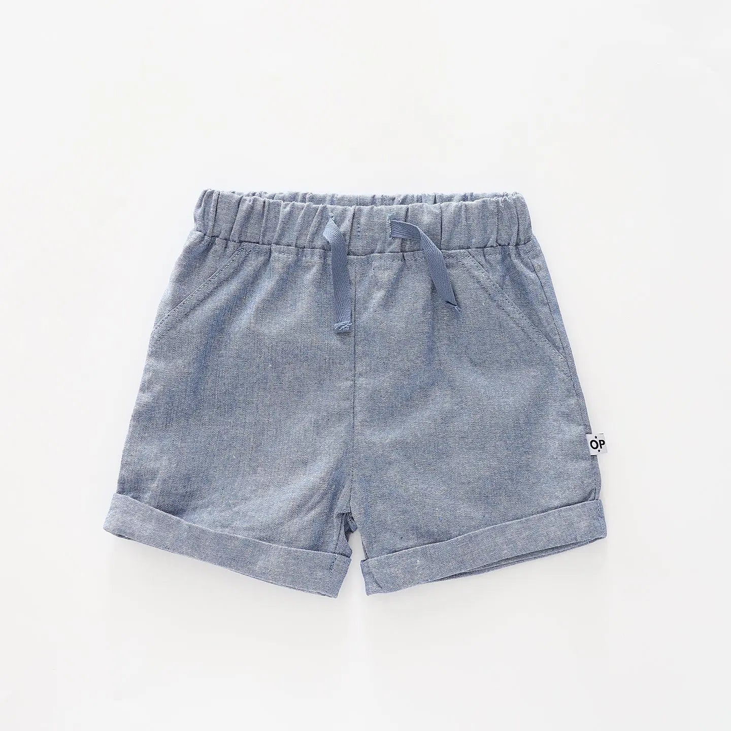 Baby Boys Chambray Denim Shorts Ollies Place