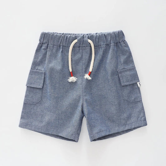 Baby Boys Chambray Shorts Ollies Place