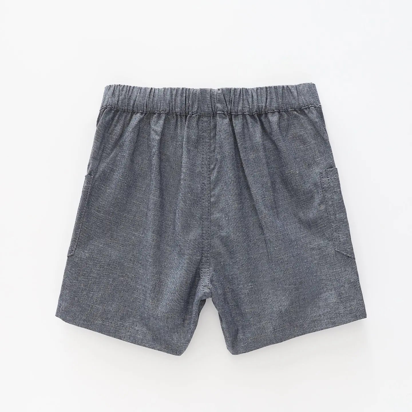 Baby Boys Dark Chambray Denim Shorts Ollies Place