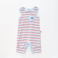 Baby Boys Dino Blues Striped Romper Ollies Place