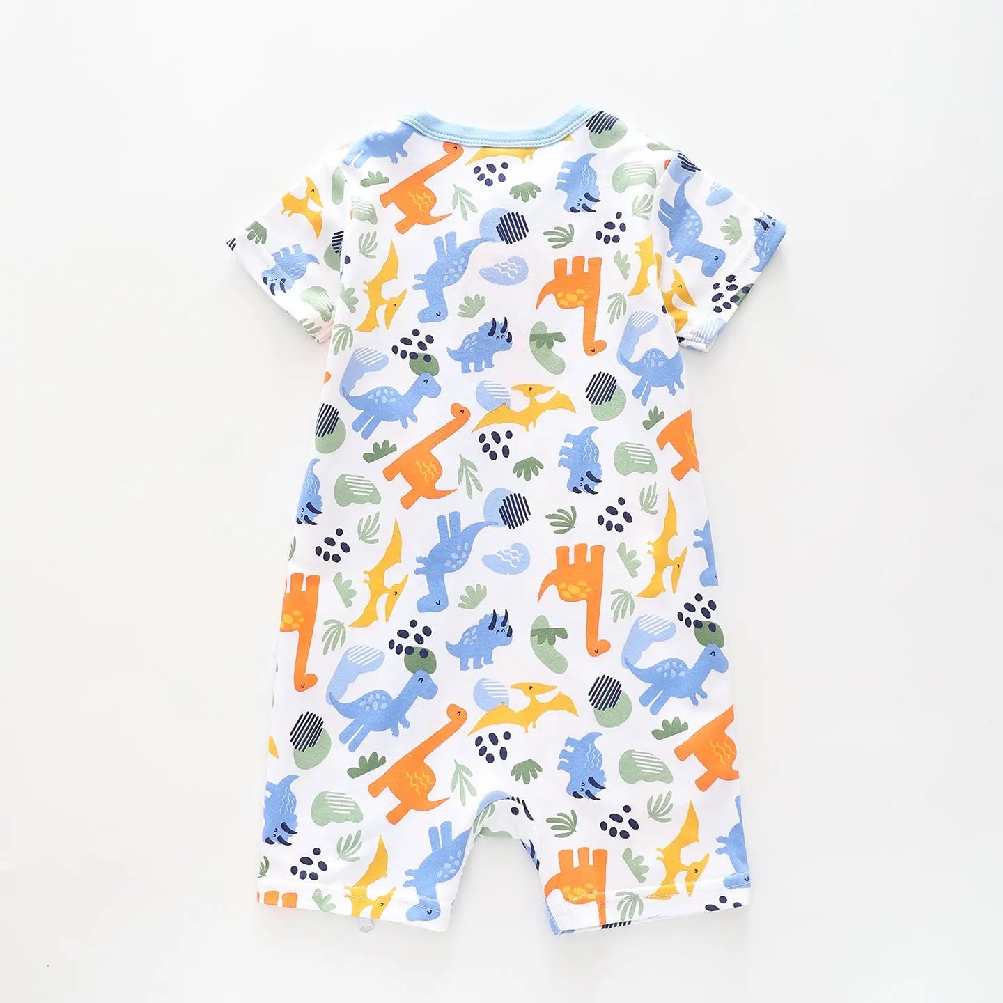 Baby Boys Dino Print Romper Ollies Place