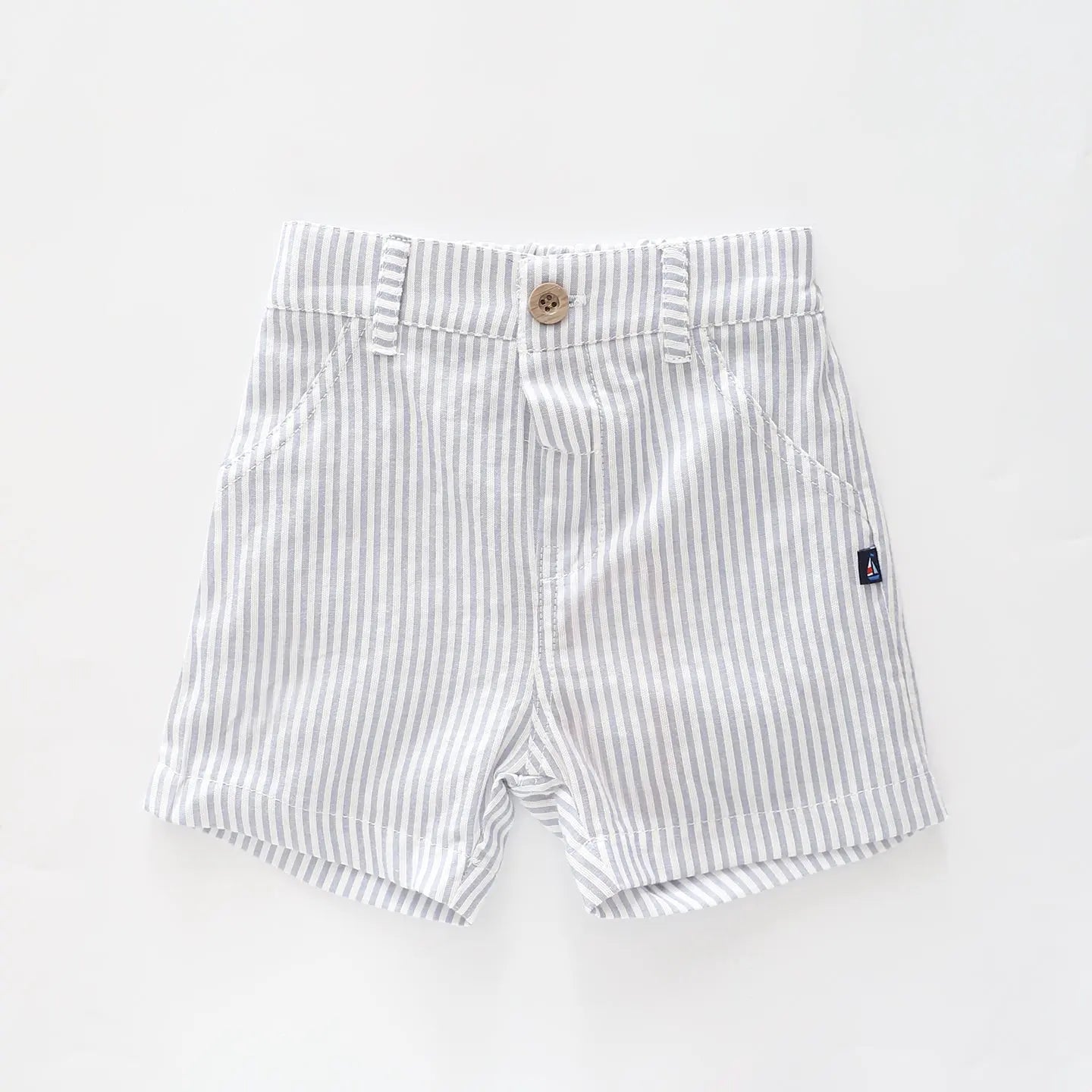 Baby Boys Nautical Seersucker Shorts Ollies Place