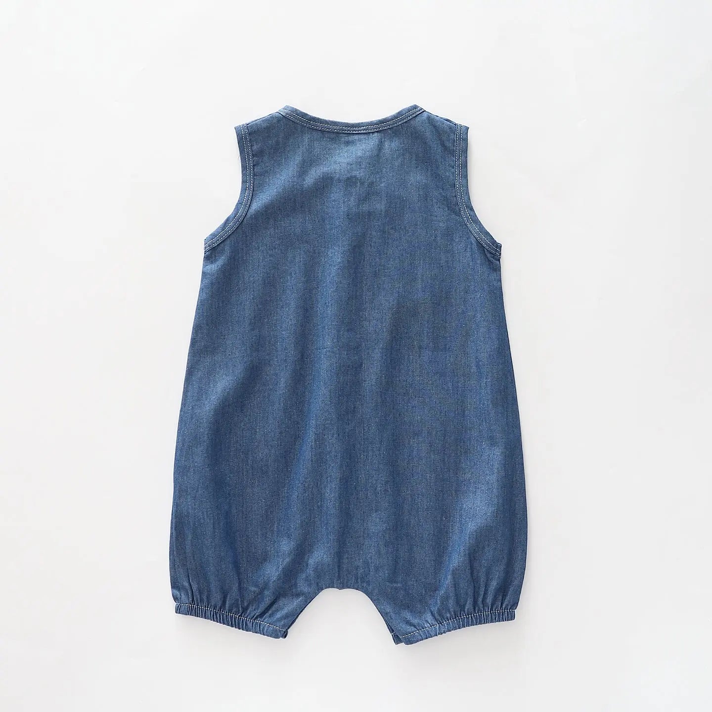 Baby Boys Sleeveless Chambray Romper Ollies Place