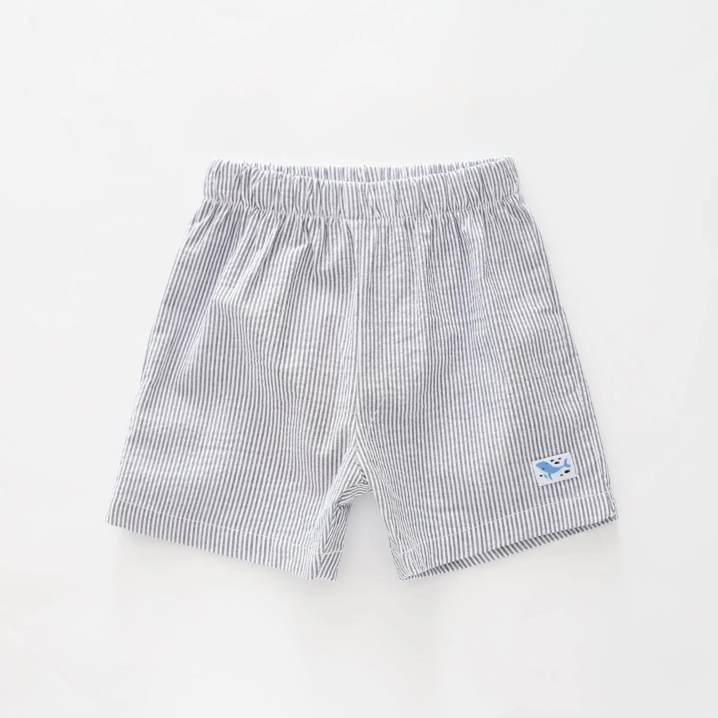 Baby Boys Whale Stripe Woven Shorts Ollies Place