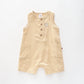 Baby Boys, Beige Sleeveless Romper Ollies Place