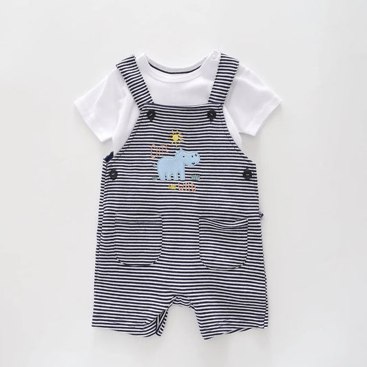Baby Boys, Ellie and Friends Shortalls Set Ollies Place