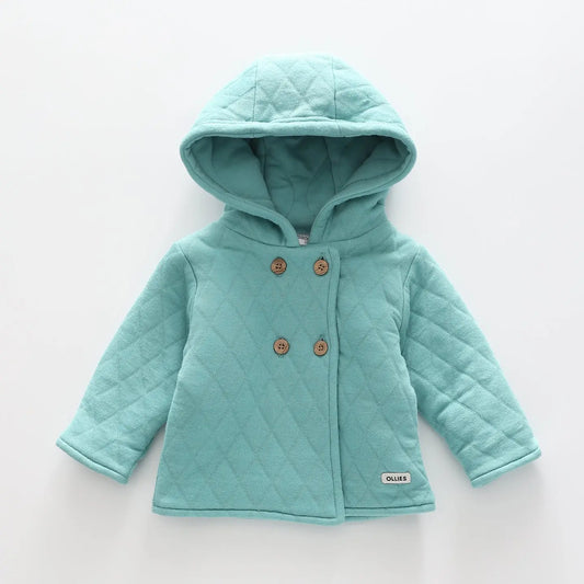 Baby Boys' Green Quilted Jacket Ollies Place