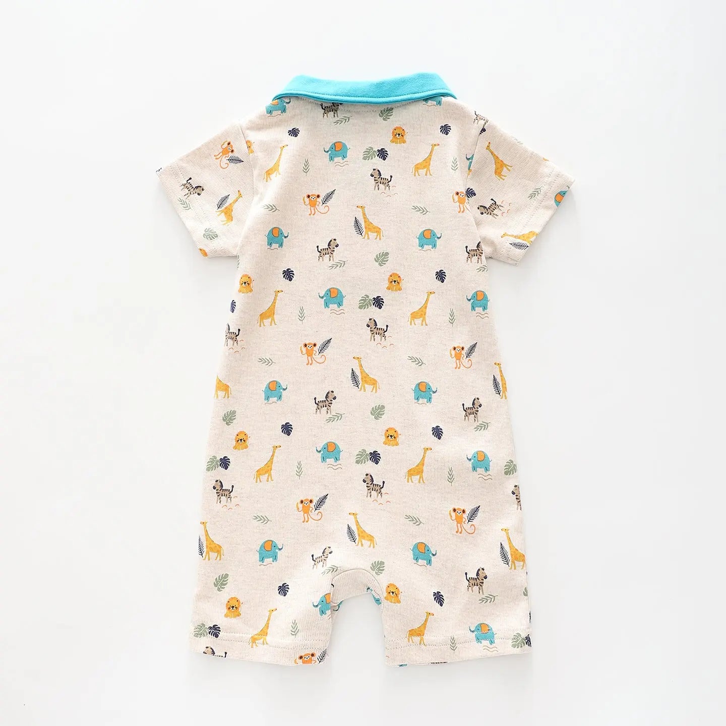 Baby Boys' Roarsome Collared Romper Ollies Place