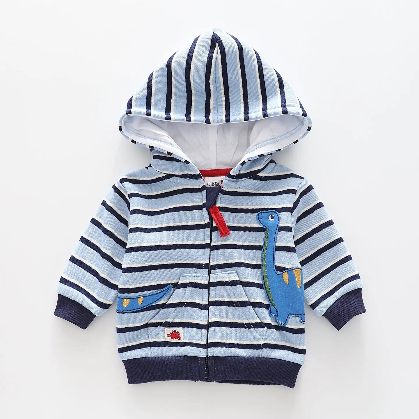 Baby Boys' Zip Up Dino Hoodie Ollies Place