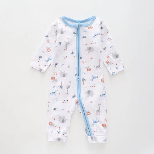 Baby Boys' on Safari Long Sleeve Romper Ollies Place