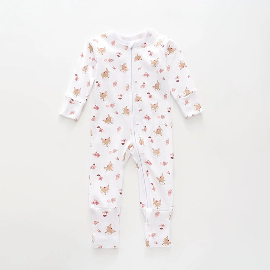 Baby Fox Zip Romper Ollies Place