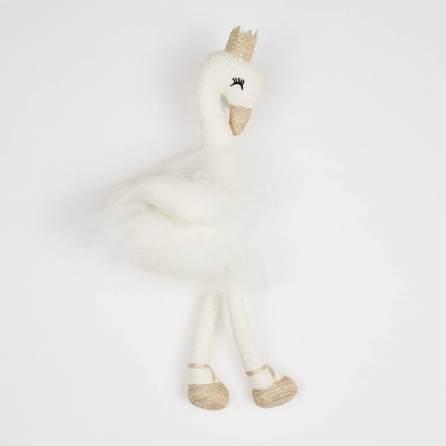 Baby Girl White Crochet Ballerina Swan Ollies Place