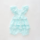 Baby Girls Aqua Blue Cheesecloth Sunsuit Ollies Place