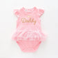 Baby Girls I Love My Daddy Romper Dress Ollies Place