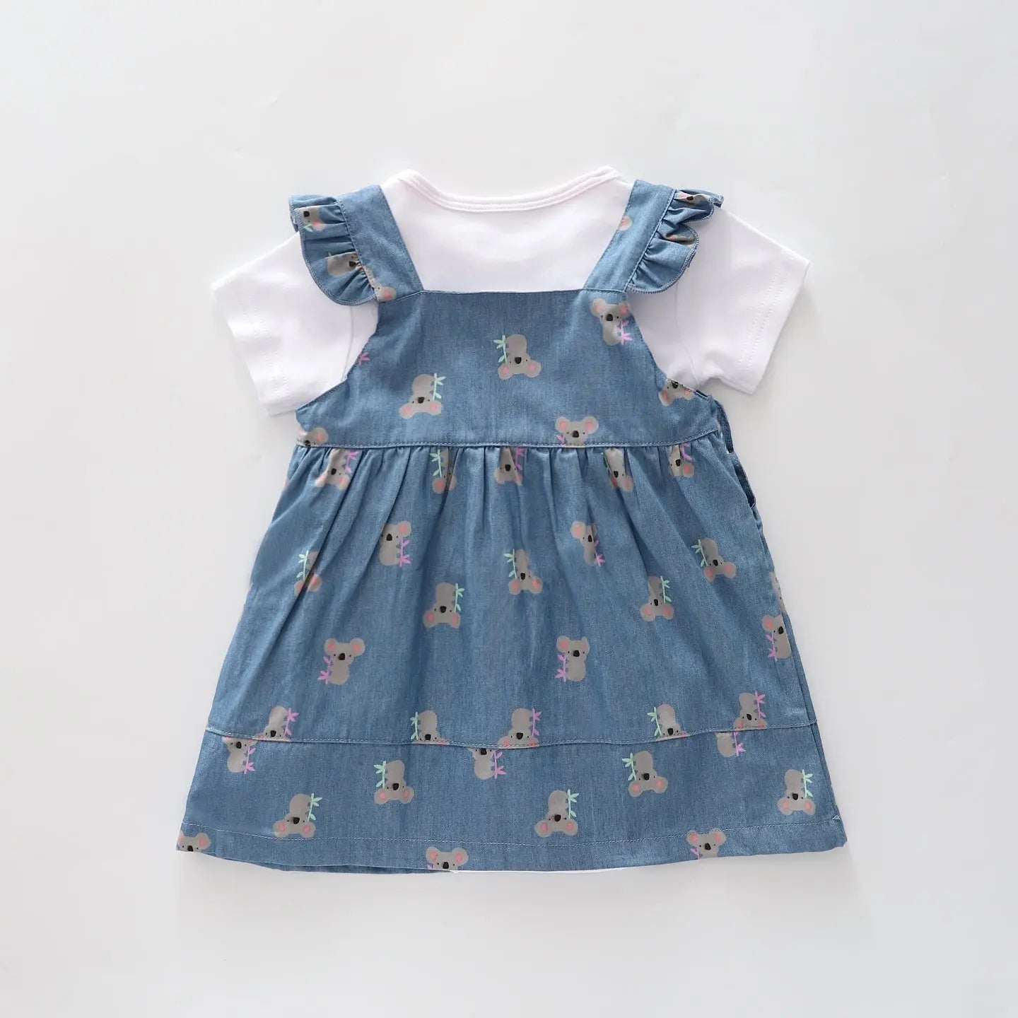 Baby Girls Koala Pinafore Set Ollies Place