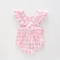 Baby Girls Pretty Pink Gingham Sunsuit Ollies Place