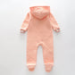 Baby Girls Quilted Peach Romper Ollies Place