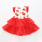 Baby Girls Special Occasion Red Rose Dress Ollies Place