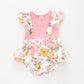 Baby Girls Vintage Floral Pinafore Romper Ollies Place