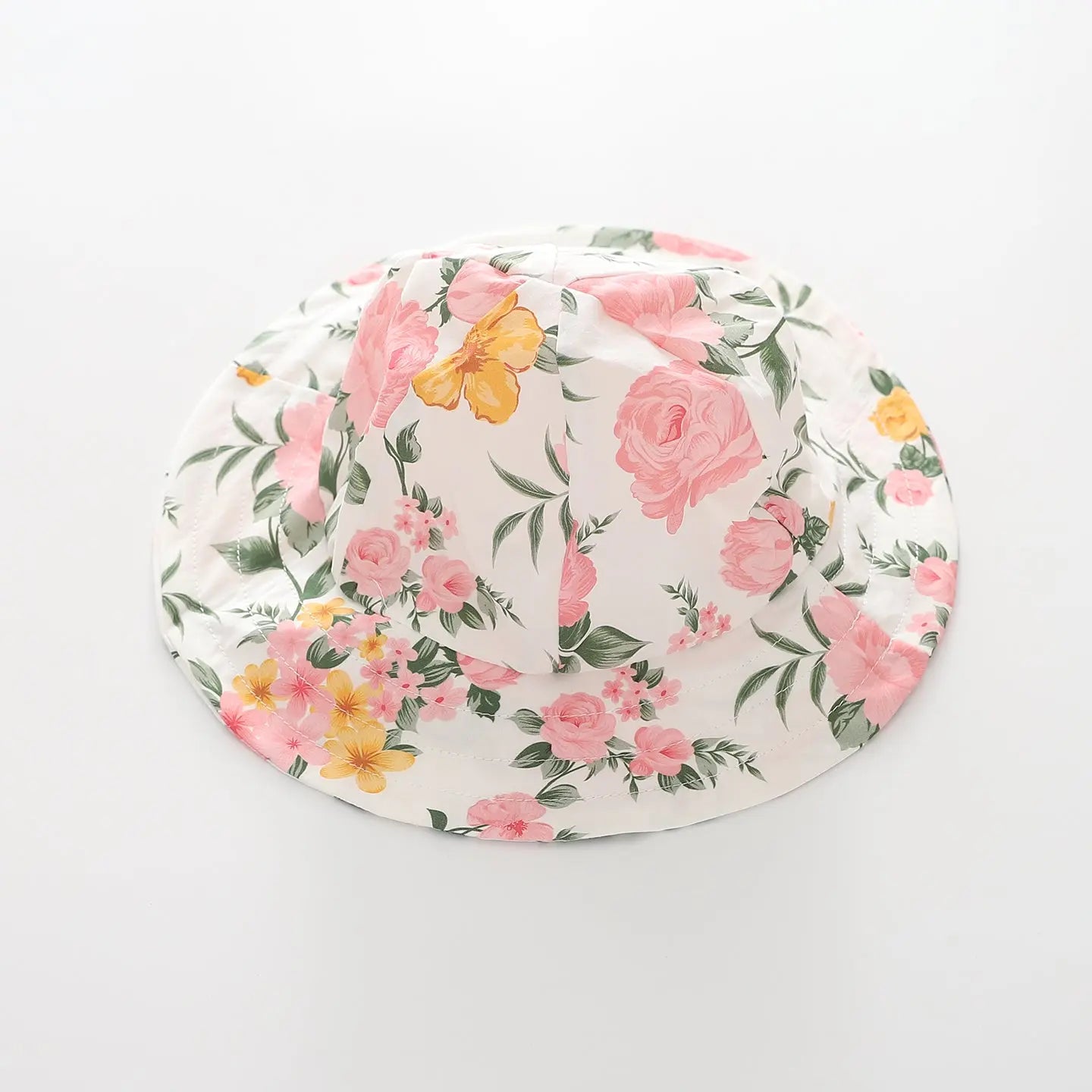 Baby Girls Vintage Floral Print Sun Hat Ollies Place