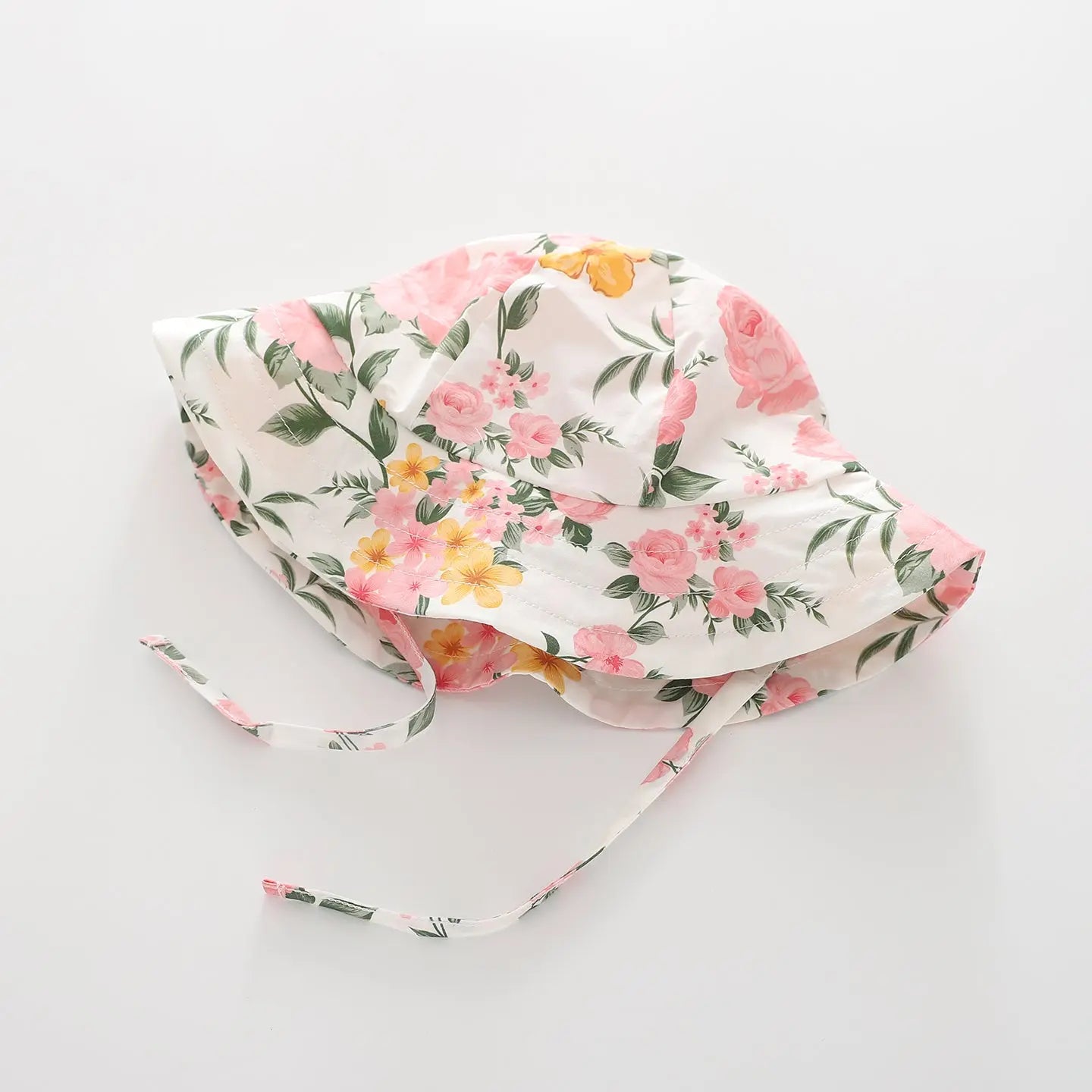 Baby Girls Vintage Floral Print Sun Hat Ollies Place