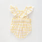 Baby Girls Yellow Gingham Sunsuit Romper Ollies Place