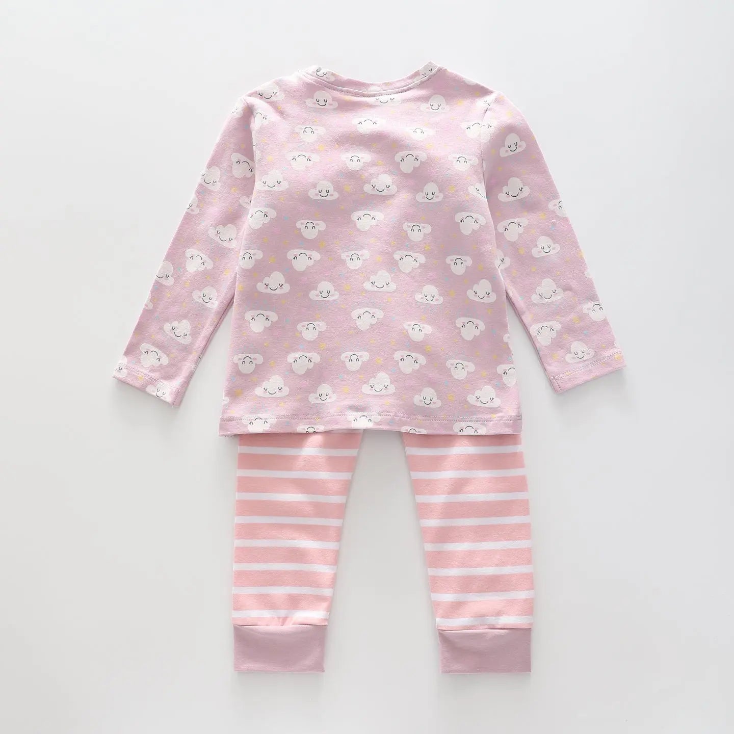 Baby Girls' All Over Cloud Print Pyjama Set Ollies Place