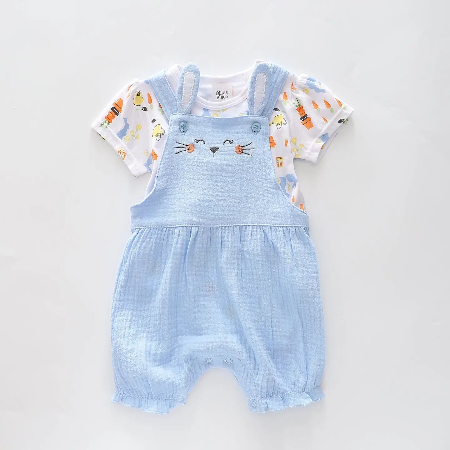 Baby Girls, Bunnykins Sunsuit Set Ollies Place