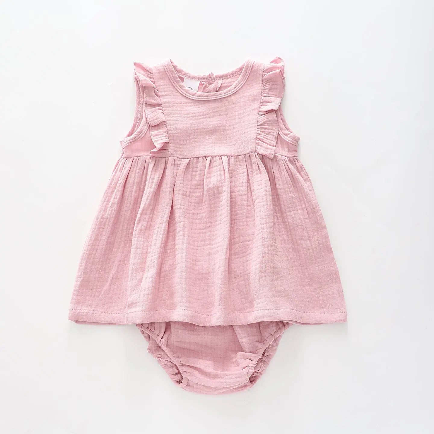 Baby Girls, Pink Cheesecloth Dress Set Ollies Place