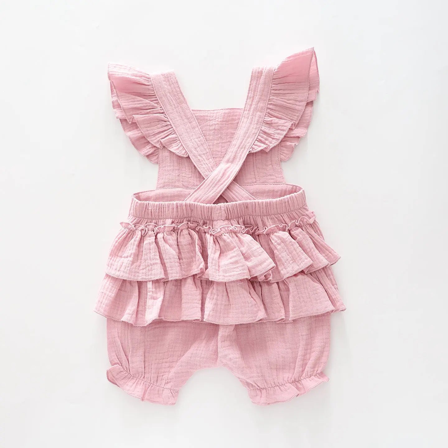 Baby Girls, Pink Cheesecloth Sunsuit Ollies Place