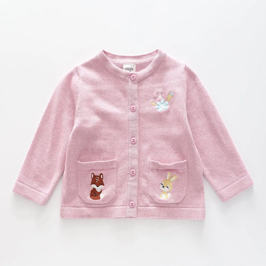 Baby Girls' Woodland Knit Cardigan Ollies Place