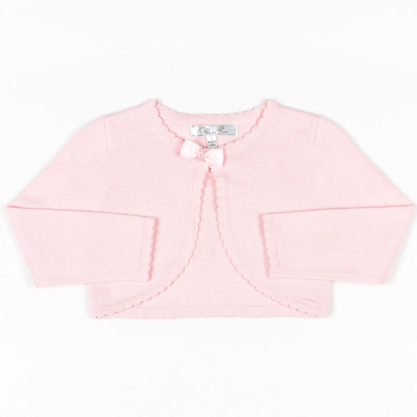 Baby Infant Girl Pink Formal Cardigan Ollies Place