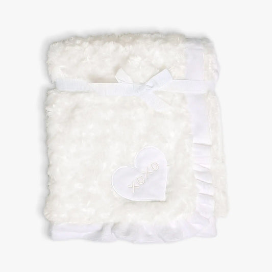 Baby Rose Fur Blanket Cream Ollies Place