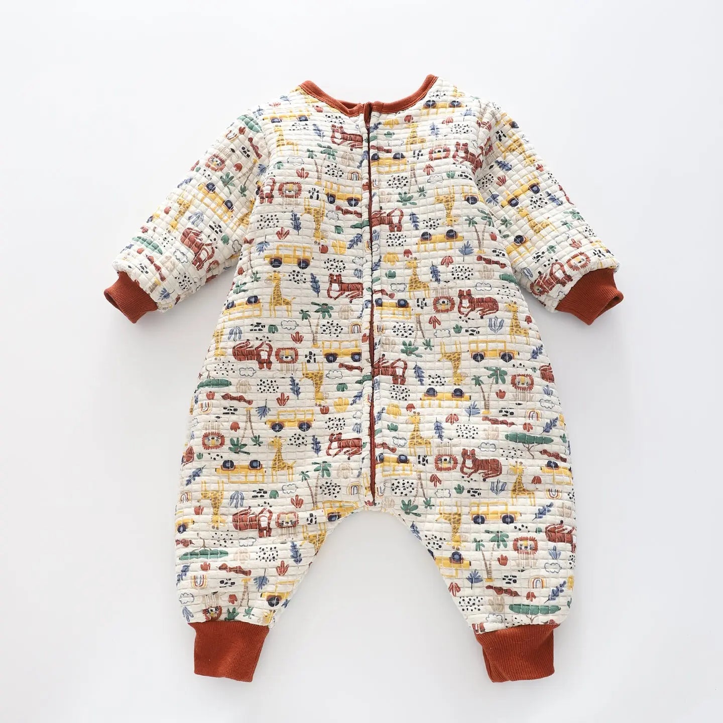 Babys' Animal Safari Slumber Suit Ollies Place