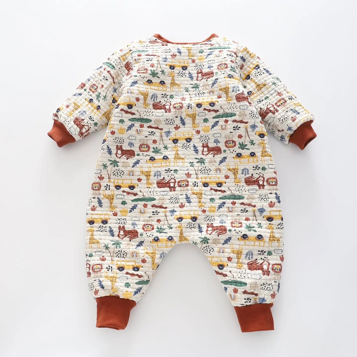 Babys' Animal Safari Slumber Suit Ollies Place