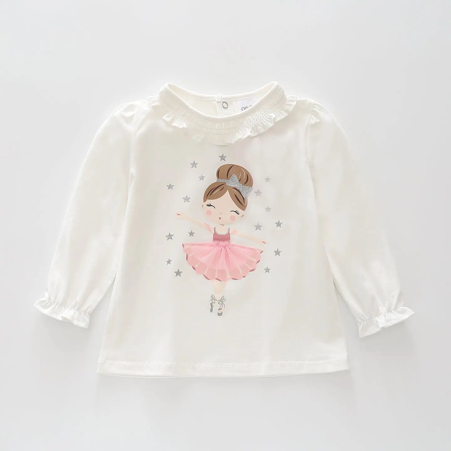 Ballerina Ruffle LS Top Ollies Place